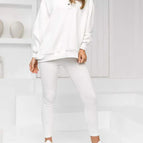 Two-piece suit (sweater) white / S