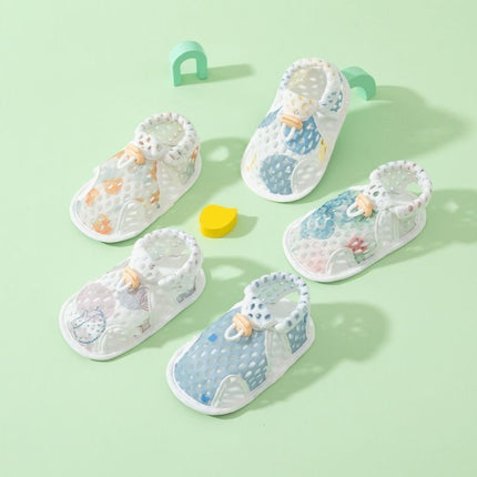 Baby summer sandals men and women toddler shoes 0-1 years old baby breathable single mesh shoes children soft bottom non-slip shoes