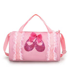 Double lace dance shoes pink / 32*19*19