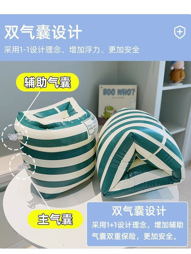 Cross-border Adult Swimming Arm Ring Thickened Double Airbag Water Floating Sleeve Arm Ring Floating Equipment Children's Arm Swimming Ring
