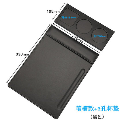 Wholesale a4 business leather meeting signing tablet clip hotel contract signature document magnetic Menu Pad clip