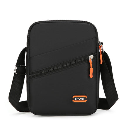 2024 New Men's Bag Fashion Casual Men's Chest Bag Multifunctional Outdoor Portable USB Charging Shoulder Messenger Bag