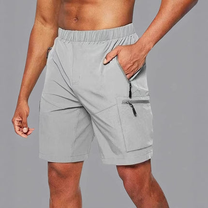 Amazon 2022 Men's Tooling Shorts Amazon Large Size New Zipper Shorts Multi-Pocket Mobile Phone Men's Shorts