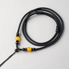 Yellow Dragon Jade-Black Rope-Adjustable