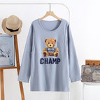 light blue# CHAMP Plush Bear / M