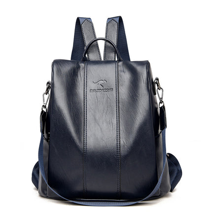Backpack New Anti-theft Women's Backpack Korean Style Simple All-match Shoulder Bag Fashionable Elegant Student Backpack