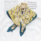 L024-405-01 yellow / 70cm wrinkled square towel