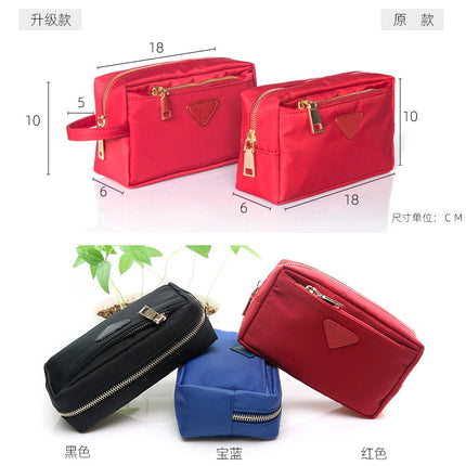 Guangzhou Manufacturer Directly Approved Waterproof Nylon Portable Cute Cosmetic Bag Sundry Storage Bag Mobile Phone Bag Coin Small Bag