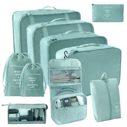 Travel Storage suit Seven-Piece Set of Partition Storage and Arrangement for Home Travel Portable Expansion and Decreposition Travel
