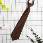 Coffee Solid Tie