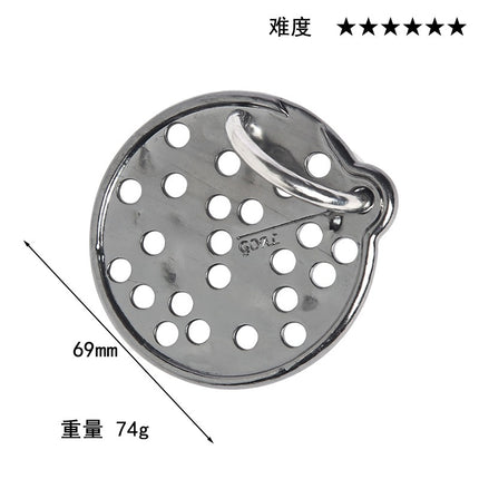 puzzle zinc alloy unlock Kong Ming lock magic alloy educational toys nine-chain intelligence unlock buckle full set