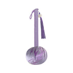 20cm purple satin bamboo leaves