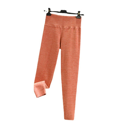 Live delivery double-sided colorful velvet high waist leggings slim fit all-matching women's trousers for outerwear