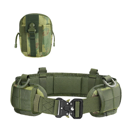 Cross-Border Cobra Buckle Tactical Waist Belt Set Outdoor Multi-Functional Nylon Quick-Release Belt Real-Life Cs Outer Belt