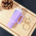 Colorful light purple/gold buckle