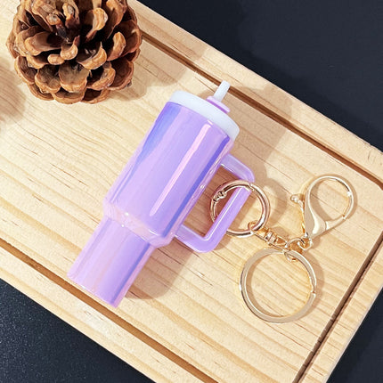 Cross-border New Product Stanley Stanley Keychain Pendant Ice Cup Keychain Can Hold Lipstick Backpack Hanging