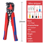 Red and blue wire stripper