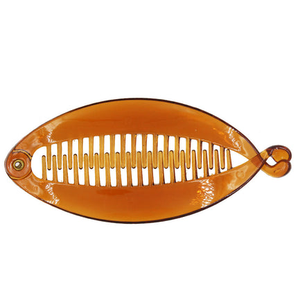 Europe and the United States cross-border 4 color acrylic fish clip flat splint clip fashion hairpin clip girl ponytail hair accessories wholesale