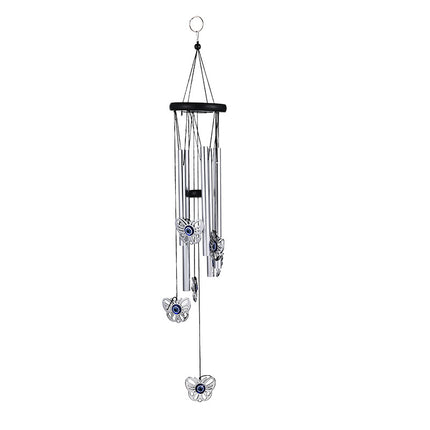 Cross-border Hot Selling Wind Bell Devil's Eye Hanging Aluminum Metal Wind Bell Indoor Garden Decoration Wholesale