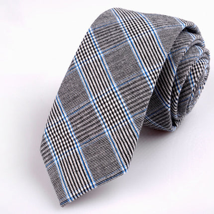Korean Style Groom Best Man Casual Fashion Tie Groom Tie Men's Business Cotton Tie Men's Printed Tie