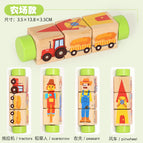 Rotating building block puzzle [rural] 0.09kg