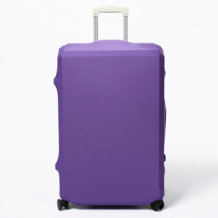 Milk Silk Suitcase Protective Cover Thickeneded Elastic Trolley Suitcase Suitcase Dustproof Elastic Cover Pure Color Simple
