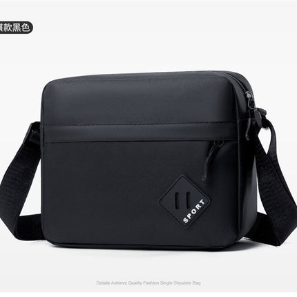 Wholesale Cheap Men's and Women's Shoulder Bag Horizontal and Vertical Small Square Bag Fashionable Simple Walking Crossbody Mobile Phone Coin Wallet