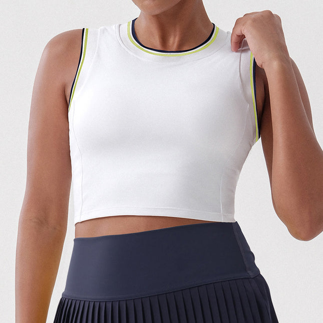 European-style Pleated Skirt Yoga High Waist Anti-glare Tennis Suit suit Breathable Badminton Golf Skirt for Women