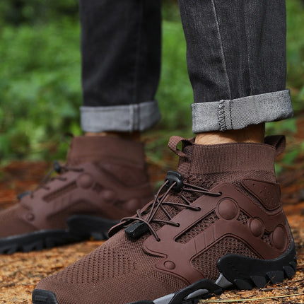 Outdoor Hiking Shoes, Non-Slip, Breathable and Wear-Resistant, Men's and Women's Cycling Shoes, Running Shoes, Outdoor Fishing, Camping, Hiking and Rock Climbing Shoes