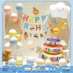 Jt-ins09 ins birthday set + [paper card packaging] + [glue and ribbon]