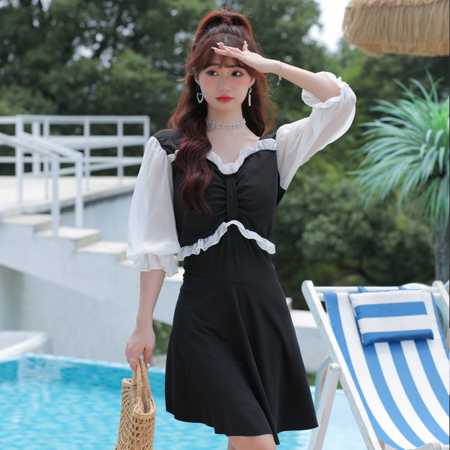 New plus size Swimwear Chubby Girl Plus Fat Plus Plus Plus Swimwear Independent Boxers Toilet Swimwear Hot Springs