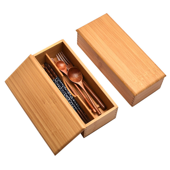 Bamboo Chopstick Box / Boîte Baguettes Bambou