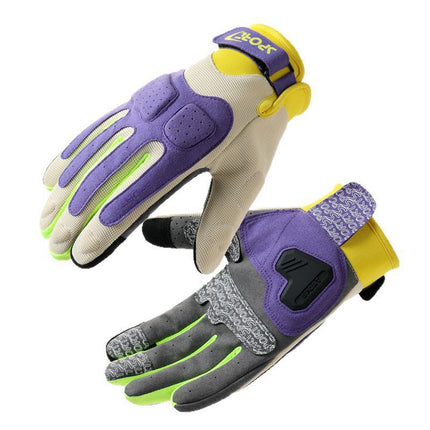 Motorcycle Gloves Summer Riding Men's Retro Women's Rider Color-resistant Thin Anti-slip Wear-resistant Macaron Motorcycle Gloves