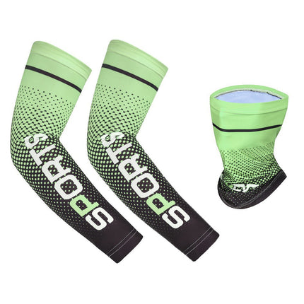 Sun protection oversleeve men's and women's summer Thin Ice Silk outdoor sports UV protection arm cover outdoor riding driver
