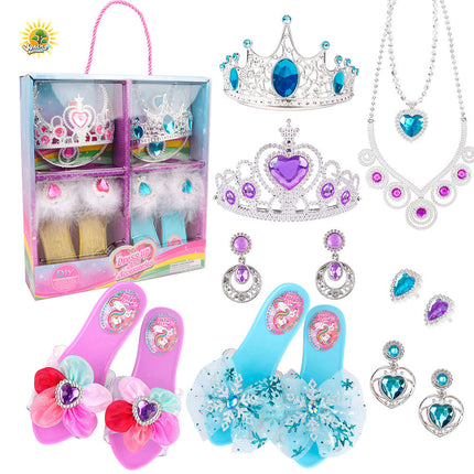 Weiqi Fairy Tales Children's Play House Cute Girls Exquisite Accessories Various DIY Princess Dress up Mobile Phone Toy Box
