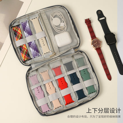 Watch Strap Storage Bag, Kidsren's Smart Watch Storage Clutch Bag, Accessories, Digital Products, Data Cable, Travel Handbag