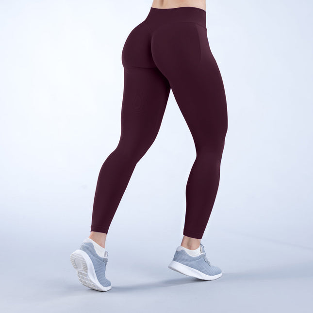 DFYNE Cross-border Explosions Seamless High-elastic Yoga Pants Quick-drying Running Hip-lifting Peach Fitness Pants Sports Yoga Pants