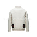 creamy-white two-hole single coat / S/M