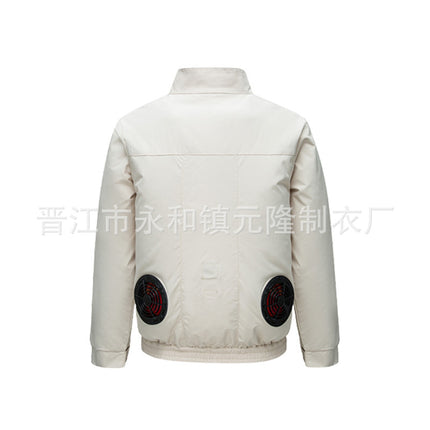 Cross-border Air-conditioning Clothing Summer Cooling Fan Clothing Men's Workers' Clothing with Fan Summer-heat Protection Electric Welding Labor Protection Work Clothes