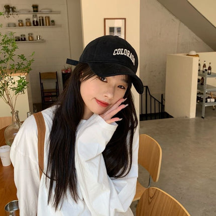 Summer High-End Baseball Cap for Women, Korean Trendy Versatile Sun Hat for Men, Casual Peaked Cap, Large Brim Sun Hat