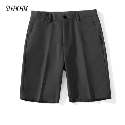 Summer Men's Korean Style Trendy Business Shorts, Wrinkle-Free Thin Casual Dress Shorts