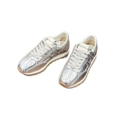 Foreign Trade German Training Shoes Women's Casual Shoes 2025 Spring and Autumn Versatile Sports Casual Retro Couple Shoes White Shoes