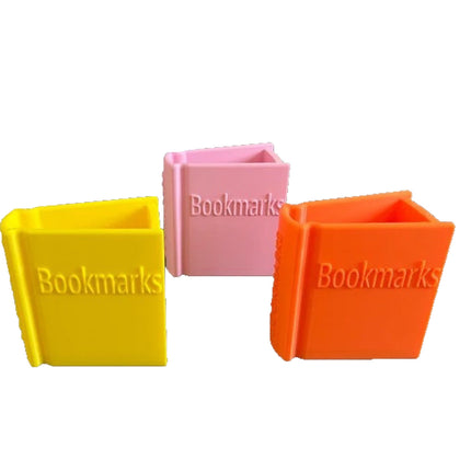 Cross-Border New Product Book Shaped Bookmark Holder 3D Printed Mini Bookshelf Bookmark Holder
