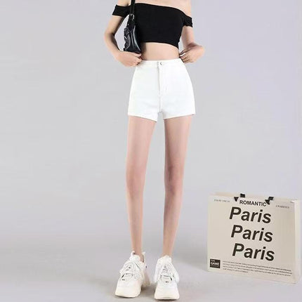 Petite Black Shorts Skinny Jeans Women's Summer Wide-Leg Pants New Hot Girl Hot Pants American Style Small Pants