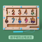 Digital magnetic pen maze