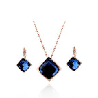 Champagne gold: dark blue crystal