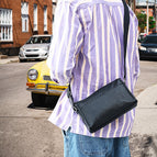 6755 vegetable tanned leather black