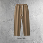 Straight pants-brown / S