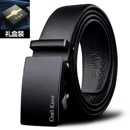 Ceali Kievr belt men's belt gift box automatic buckle pants belt tide casual Joker wholesale generation