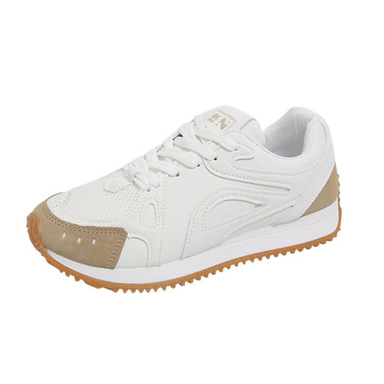 2025 Summer Breathable Mesh Women's Shoes Fashionable White Shoes Lightweight Training Shoes Niche Forrest Gump Shoes Sports Casual Shoes